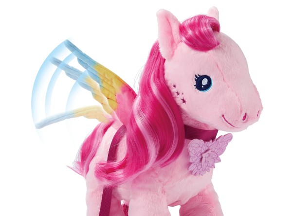 Encontraproduto.com.br - Pelucia Barbie - Pegasus - Com Som MATTEL