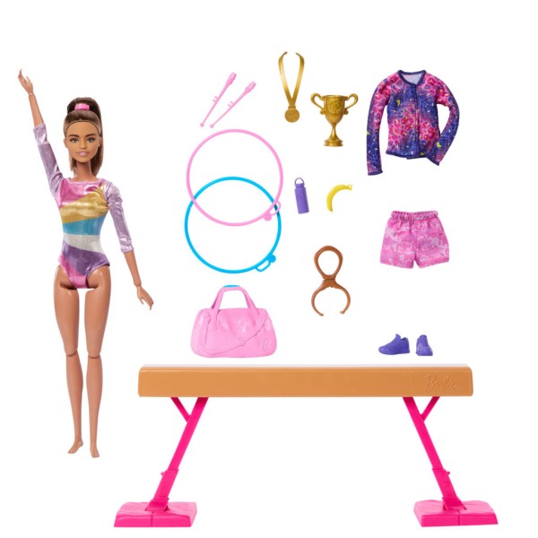 Encontraproduto.com.br - Barbie I Can Be Ginasta Morena - Mattel