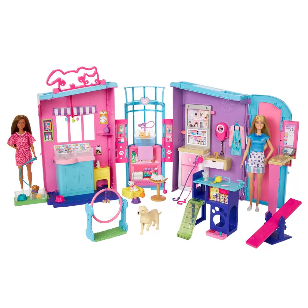 Conjunto de Bonecas - Barbie - Creche Para Animais de Estimacao MATTEL
