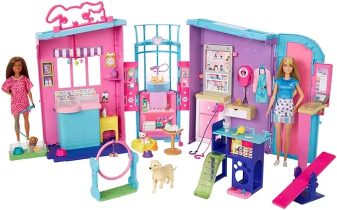 Encontraproduto.com.br - Conjunto de Bonecas - Barbie - Creche Para Animais de Estimacao MATTEL