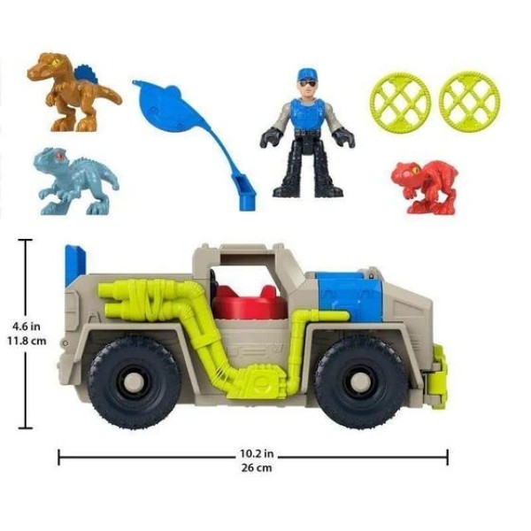 Encontraproduto.com.br - Imaginext Jurassic World Veículo Rastreadora - Mattel