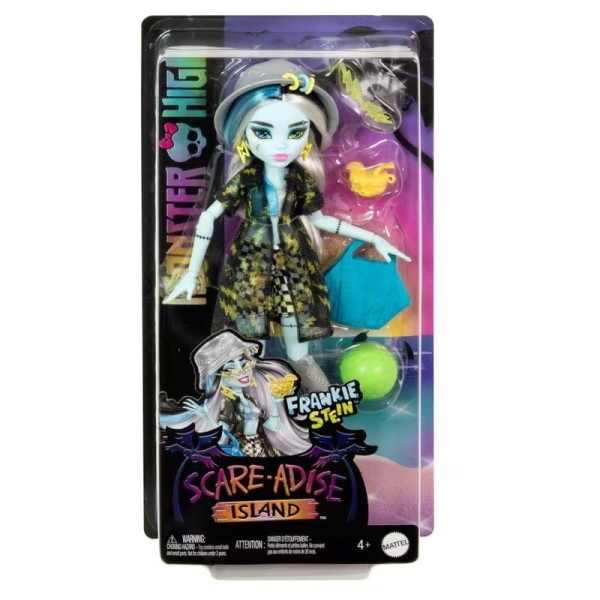 Encontraproduto.com.br - Monster High Ilha do Terror Frankie Articulável - Mattel