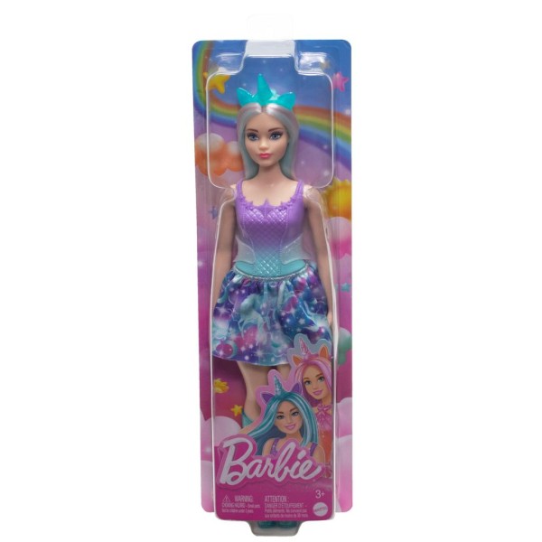 Encontraproduto.com.br - Boneca - Barbie Unicórnio - Saia Roxa - Mattel