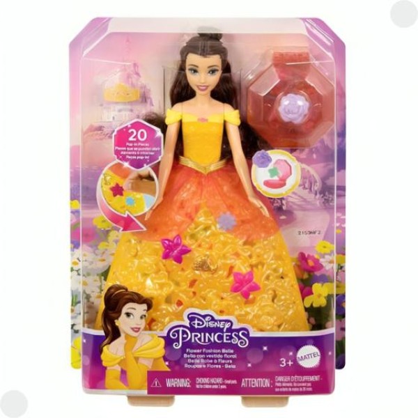 Encontraproduto.com.br - Disney Princesas Bela Moda Floral - Mattel