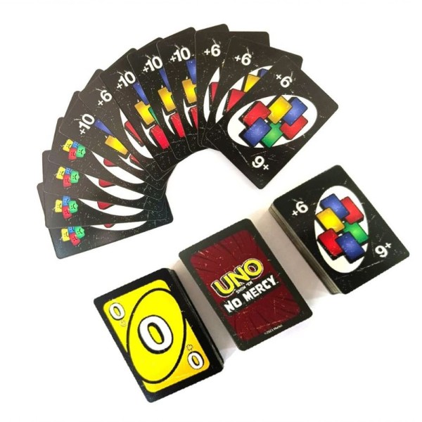 Encontraproduto.com.br - Jogos De Cartas Uno - Show ´em No Mercy Mattel Hwv18