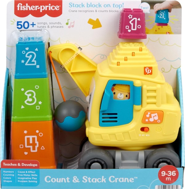Encontraproduto.com.br - Blocos Mattel Guindaste HWY63