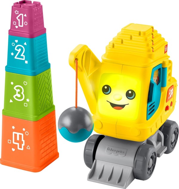 Encontraproduto.com.br - Blocos Mattel Guindaste HWY63