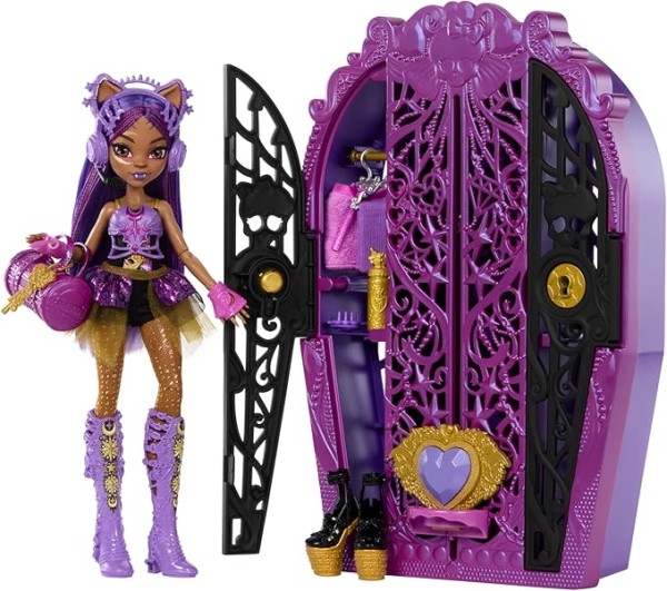 Encontraproduto.com.br - Boneca Monster High Modas Secretas Clawdeen Wolf Skulltimate - Mattel HXH85
