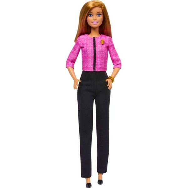 Encontraproduto.com.br - Barbie Profissões Futura Líder Cabelo Loiro - Mattel