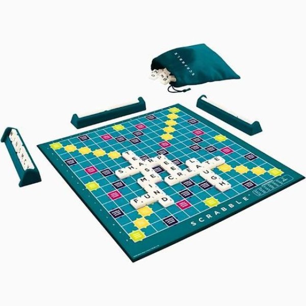 Encontraproduto.com.br - Jogo De Tabuleiro - 2 Em 1 Colaborativo - Scrabble - Mattel