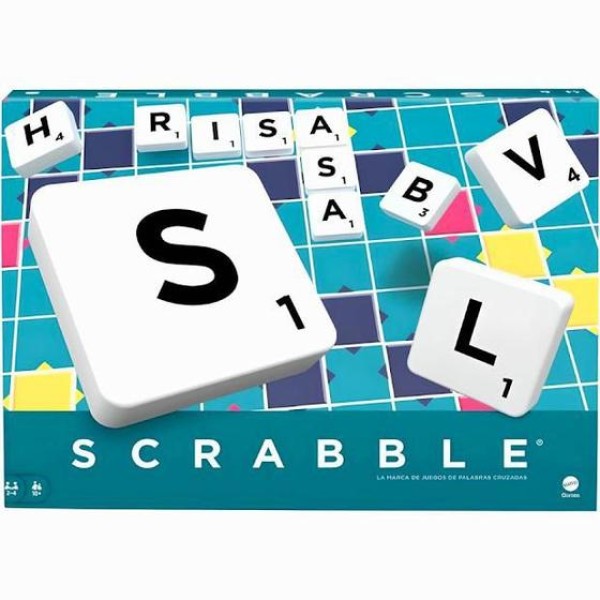 Encontraproduto.com.br - Jogo De Tabuleiro - 2 Em 1 Colaborativo - Scrabble - Mattel