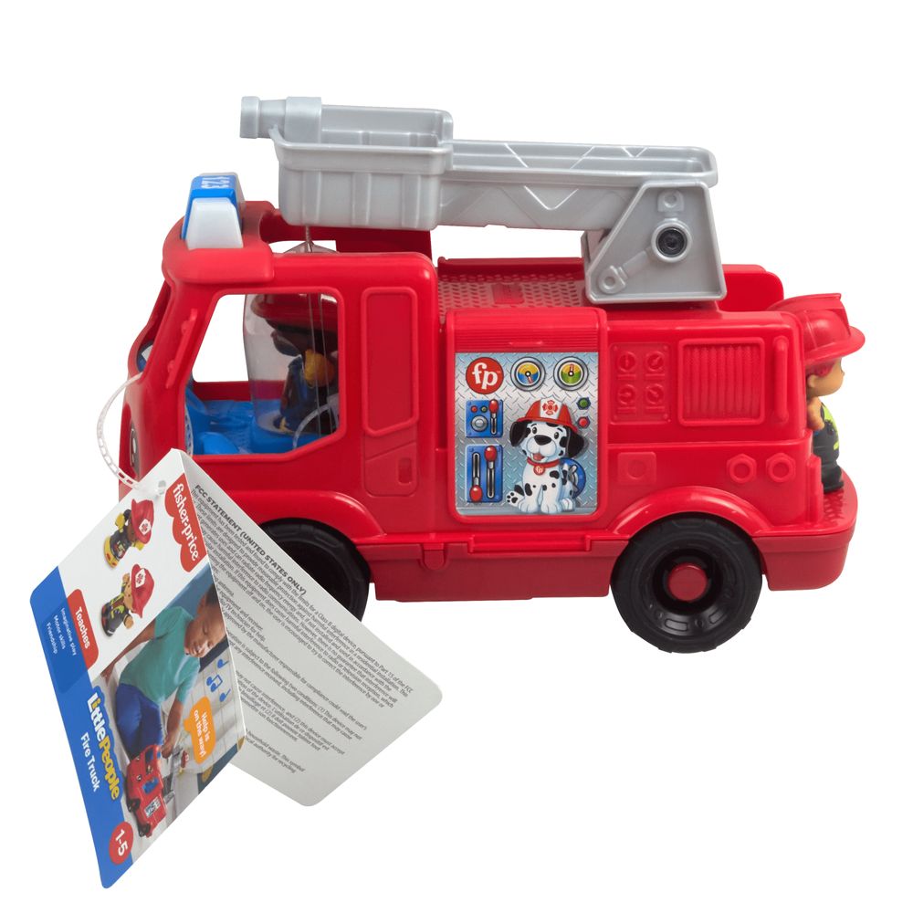 Encontraproduto.com.br - Little People Caminhão de Bombeiros Médio - Mattel