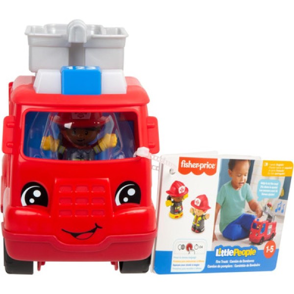 Encontraproduto.com.br - Little People Caminhão de Bombeiros Médio - Mattel