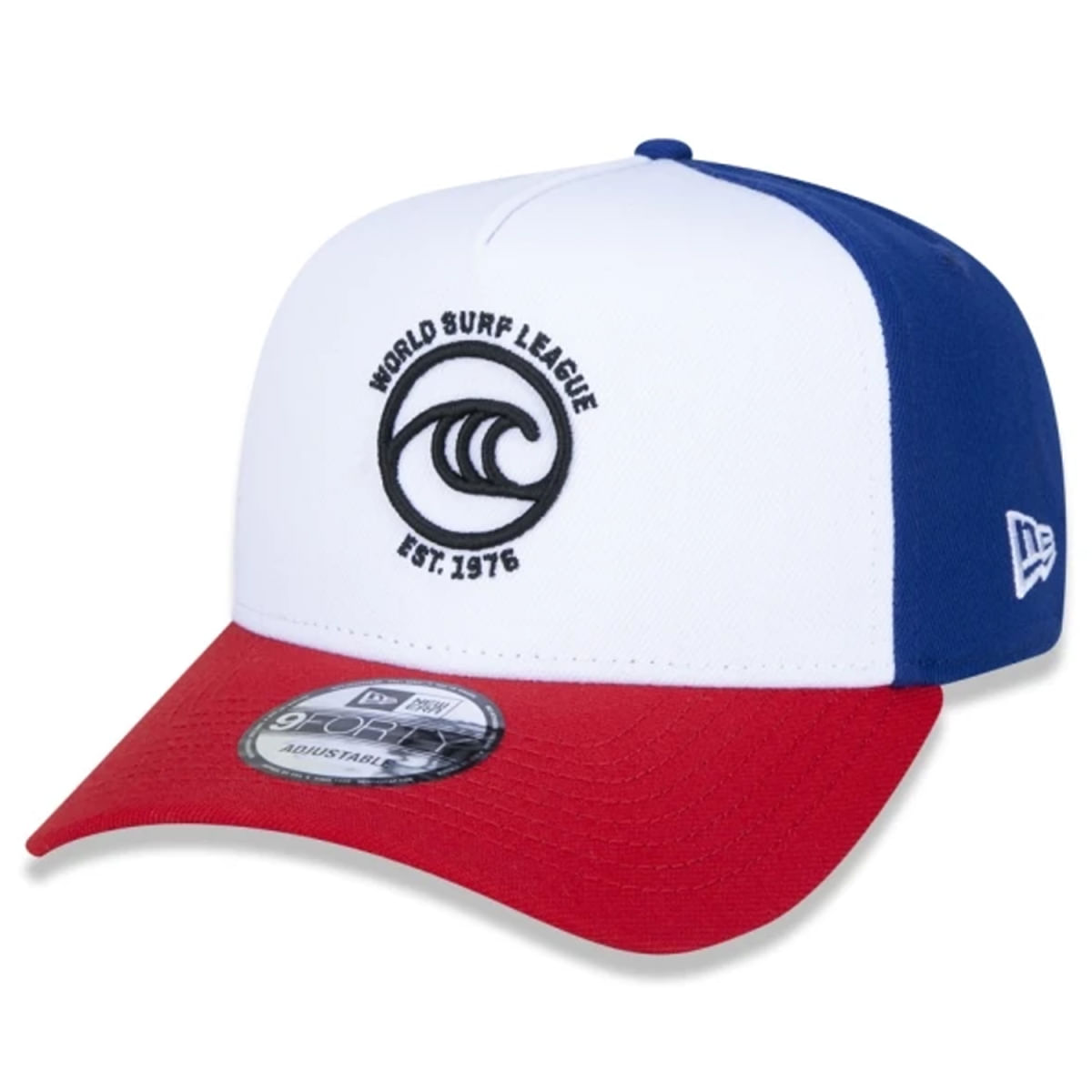 Boné New Era 9FORTY A-Frame WSL Masculino - Branco e Azul