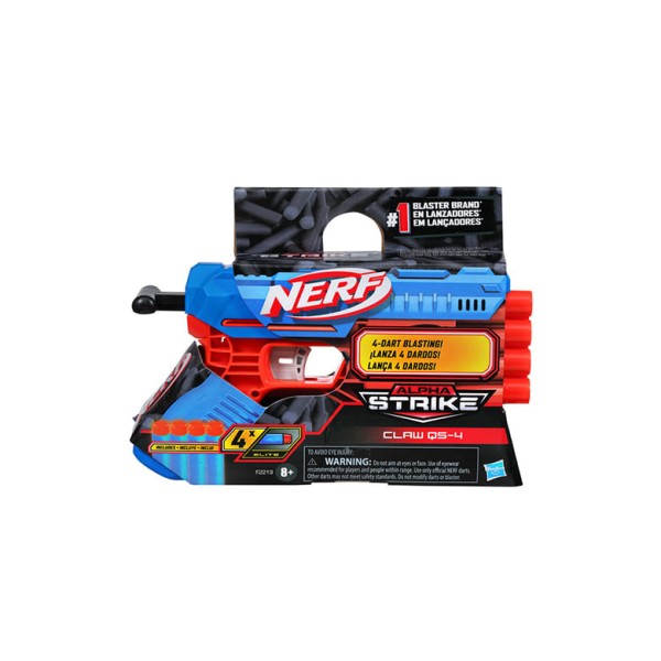 Brinquedo Nerf Alpha Strike Fang Claw Qs-4 un