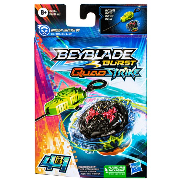 Encontraproduto.com.br - Jogo - Piao Bey blade Qs Ambush Bszilisk HASBRO