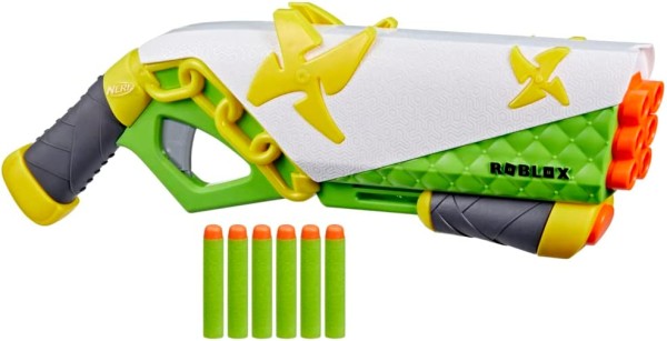 Encontraproduto.com.br - Lança Dardos - Nerf - Roblox Ninja - 6 Dardos - Hasbro