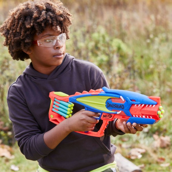 Encontraproduto.com.br - Lança Dardos - Nerf - Dinosquad Terrodak Elite - 12 Dardos - Hasbro