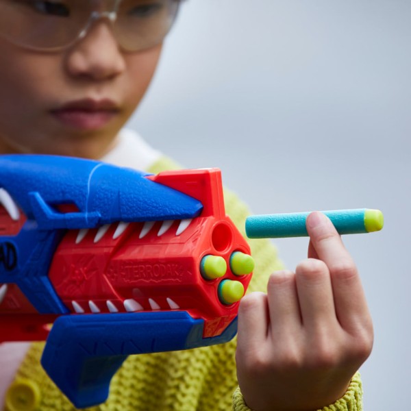 Encontraproduto.com.br - Lança Dardos - Nerf - Dinosquad Terrodak Elite - 12 Dardos - Hasbro