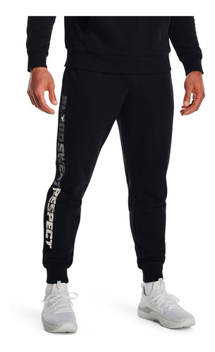 Calça Under Armour Project Rock Rival Preto Masculino