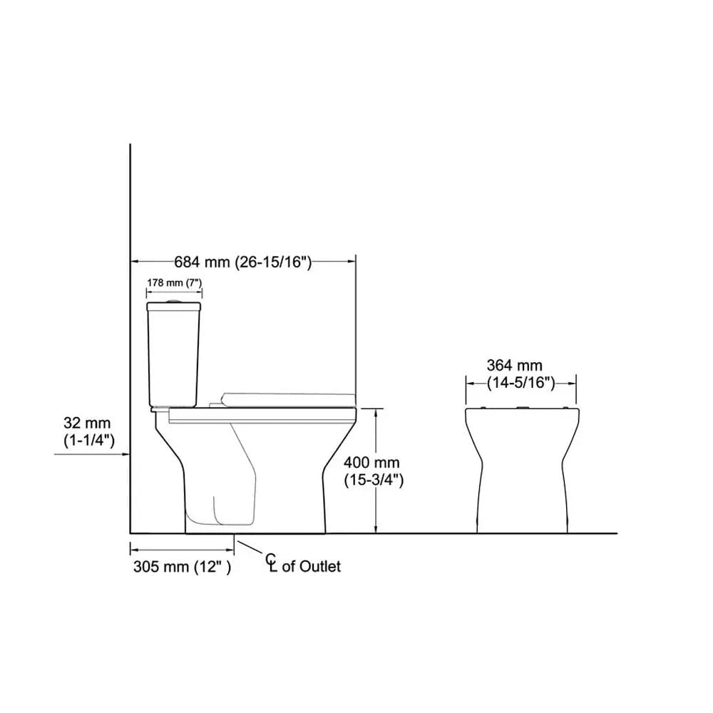 Encontraproduto.com.br - Kit Bacia Com Caixa Acoplada Completa Span Flow Round Branco - Kohler
