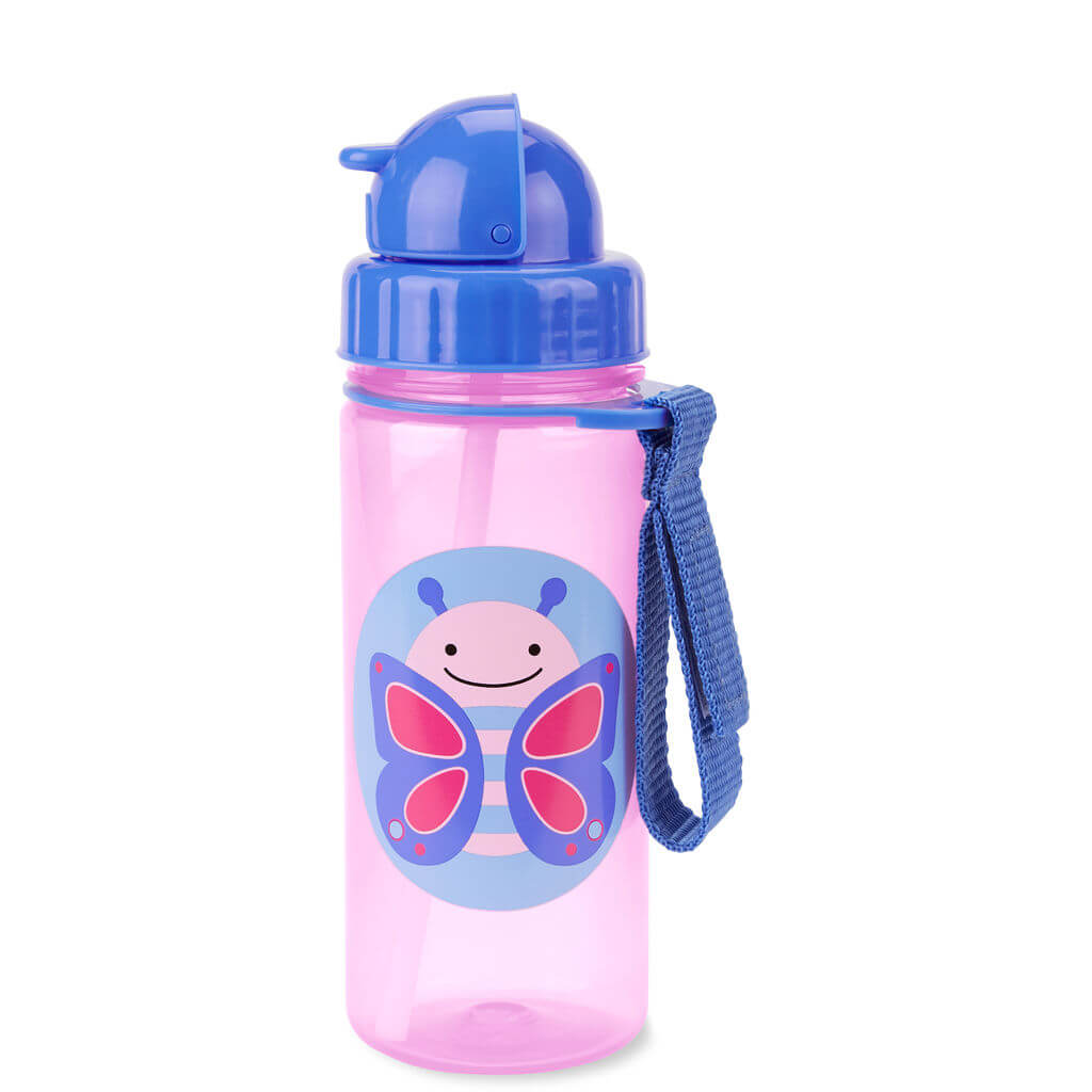 Encontraproduto.com.br - Garrafa Flip Zoo Borboleta Skip Hop