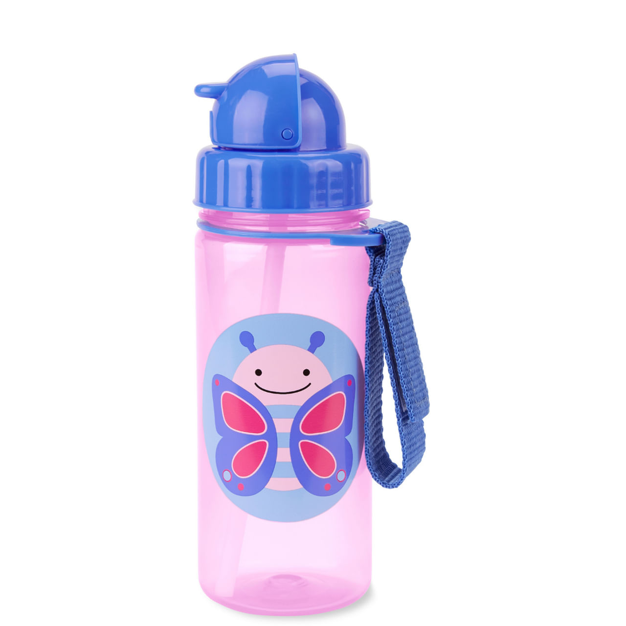 Encontraproduto.com.br - Garrafa Flip Zoo Borboleta Skip Hop