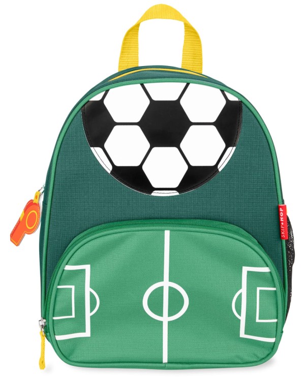 Encontraproduto.com.br - Mochila Infantil Skip Hop Spark Style Futebol Verde