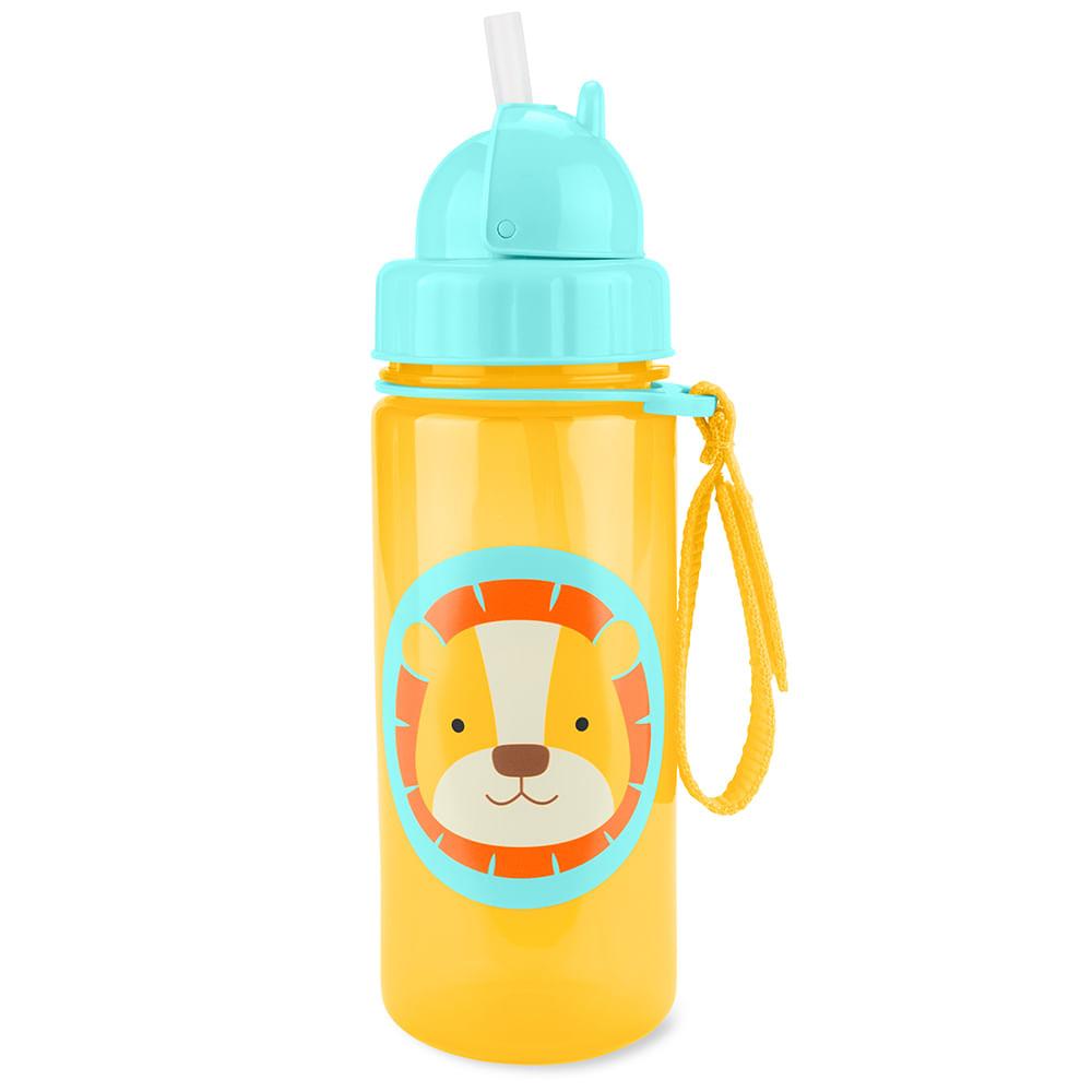 Encontraproduto.com.br - Garrafa Flip Skip Hop Zoo Leão Amarelo