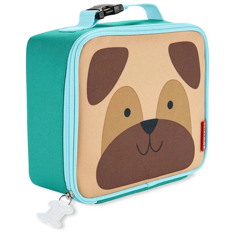 Encontraproduto.com.br - Lancheira Térmica Skip Hop Clássica Zoo Cachorro Pug Verde