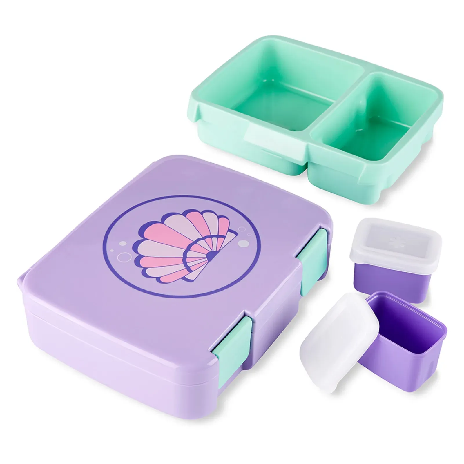 Encontraproduto.com.br - PORTA LANCHE BENTO BOX SPARK STYLE CONCHA - 6606