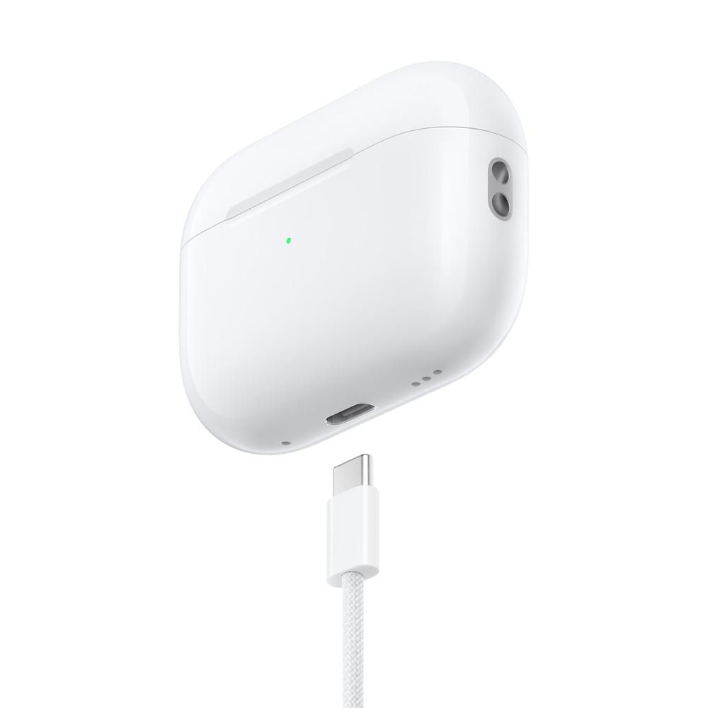 Encontraproduto.com.br - Airpods Apple Pro (2ª geração) com estojo de recarga MagSafe USB-C, Branco - MTJV3BE/A