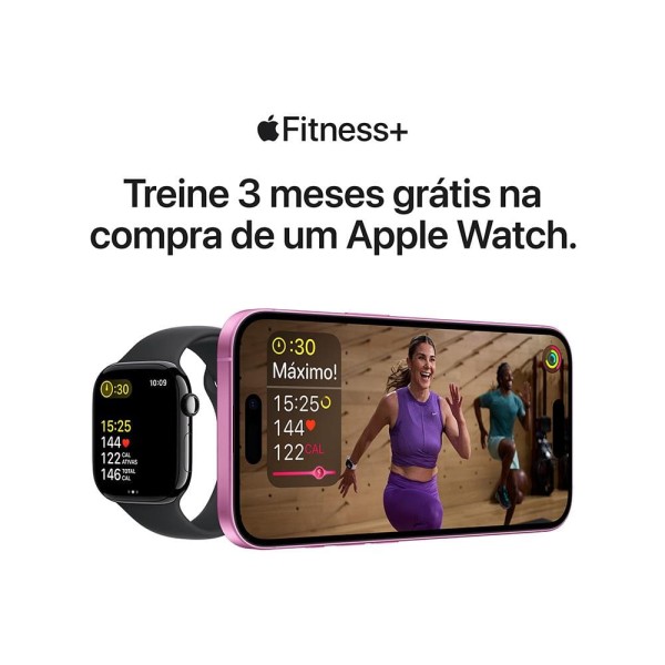 Encontraproduto.com.br - Apple Watch SE GPS, Caixa Prateada de Alumínio – 40 mm e Pulseira Loop Esportiva Nuvem Azul
