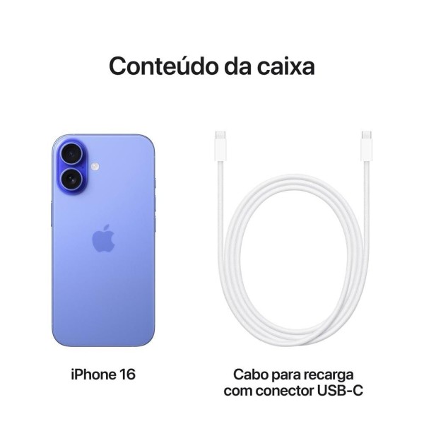 Encontraproduto.com.br - Apple iPhone 16 128GB Ultramarino