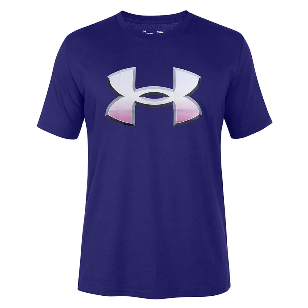 Encontraproduto.com.br - Camiseta de Treino Masculina Under Armour Big Logo 2.0 SS Lam