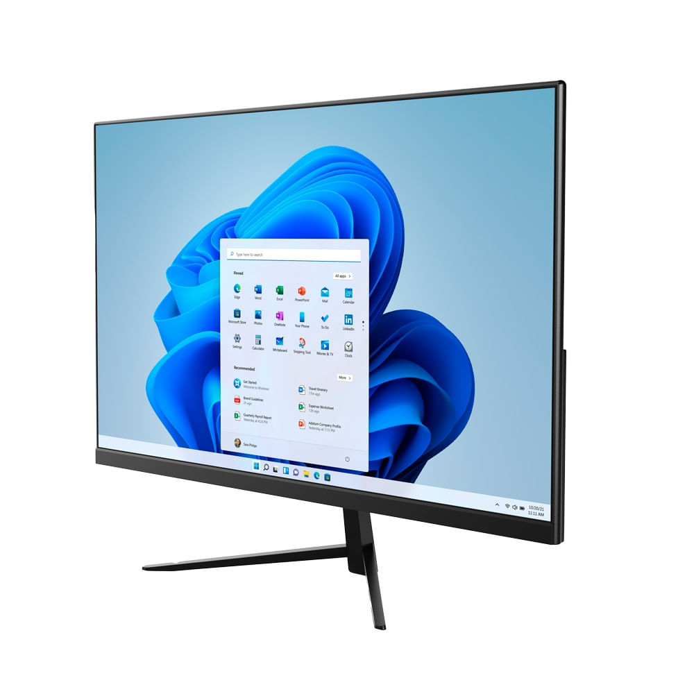 Encontraproduto.com.br - All in One, Windows 11 Home, 23,8 Pol. Full HD, Intel Core i3 (8ª ger.),  4GB 128GB SSD, Preto Ultra - UB840OUT [Reembalado]