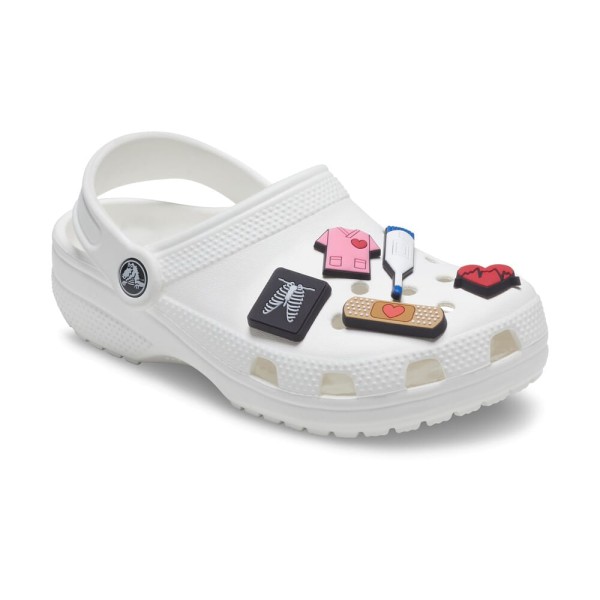 Encontraproduto.com.br - Jibbitz™ Crocs Médico - Embalagem com 5 Peças