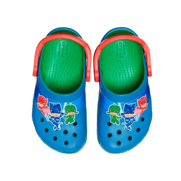 Encontraproduto.com.br - Sandália Crocs Classic FunLab I Am PJ Masks Clog Infantil