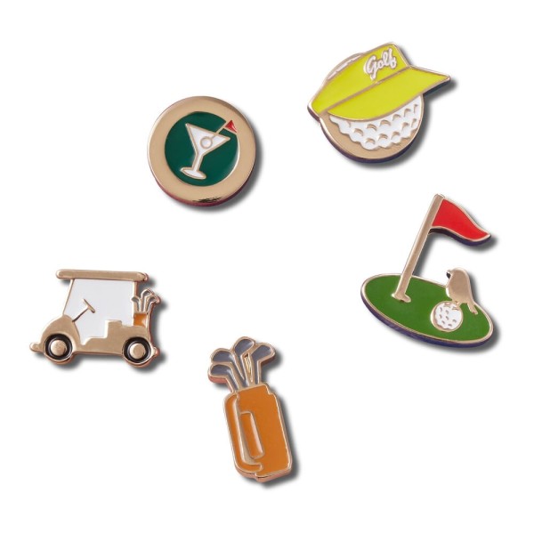 Encontraproduto.com.br - Jibbitz™ Jogo de Golfe Pack com 5 Peças