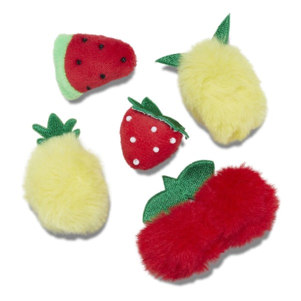Encontraproduto.com.br - Jibbitz™ Salada de Fruta Pom Pom - Pack com 5 Peças