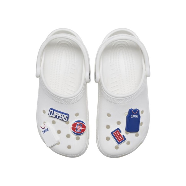 Encontraproduto.com.br - Jibbitz™ NBA Los Angeles Clippers Pack com 5 Peças