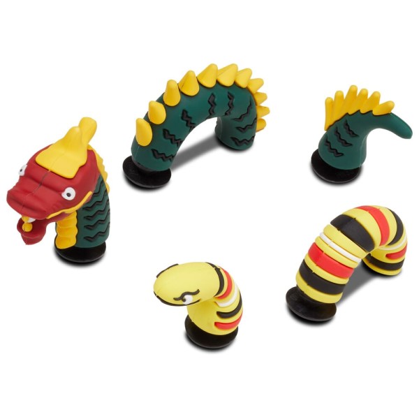 Encontraproduto.com.br - Jibbitz™ Monstros 3D Pack com 5 Peças
