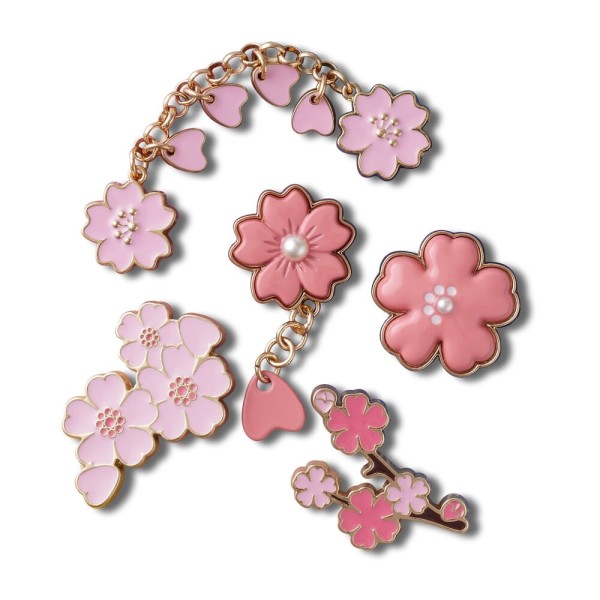 Encontraproduto.com.br - Jibbitz™ Flor de Cerejeira Pack com 5 peças