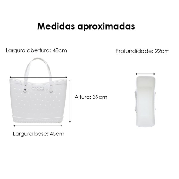 Encontraproduto.com.br - Bolsa Crocs Classic Tote Bag