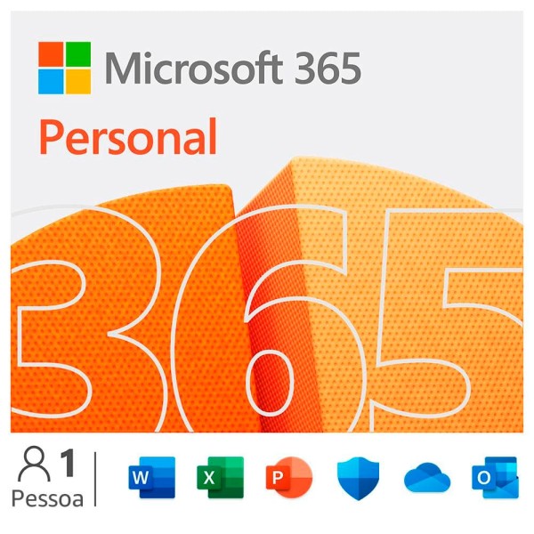 Encontraproduto.com.br - Microsoft 365 Personal, aplicativos Office 365 premium, Word, Excel, PowerPoint, Outlook, 1TB nuvem, 1 pessoa, para PC/Mac, iOS e Android