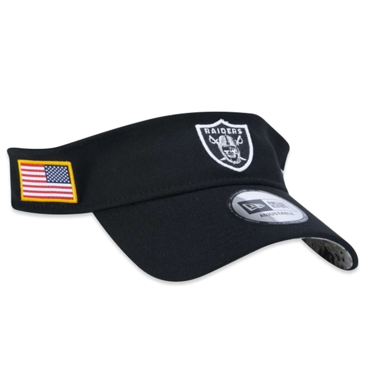 Viseria New Era Las Vegas Raiders Salute to Service 2022 Unissex - Preto