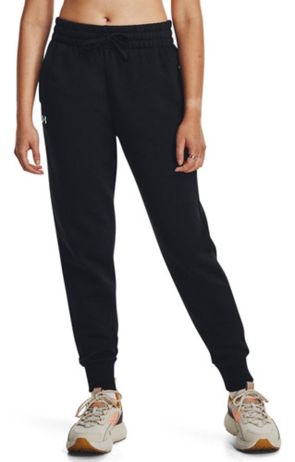 Encontraproduto.com.br - Calça de Treino Feminina Under Armour Rival Fleece Jogger Preto