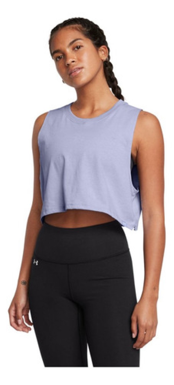 Encontraproduto.com.br - Cropped de Treino Feminino Under Armour Campus Azul