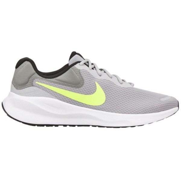 Tênis Esportivo Masculino N°43 Nike Revolution 7 Road Running Cinza Verde 213789 (MP)