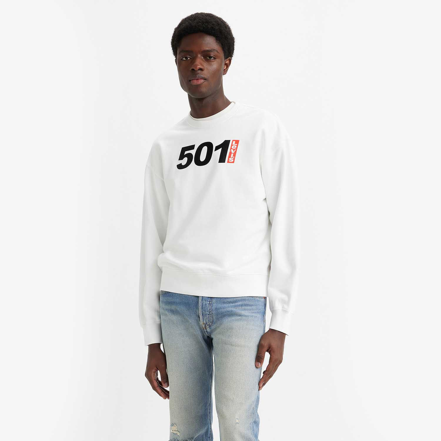 Moletom Levis Relaxed Graphic Branco